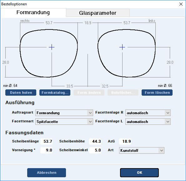 Infofenster - prisma.augenoptik