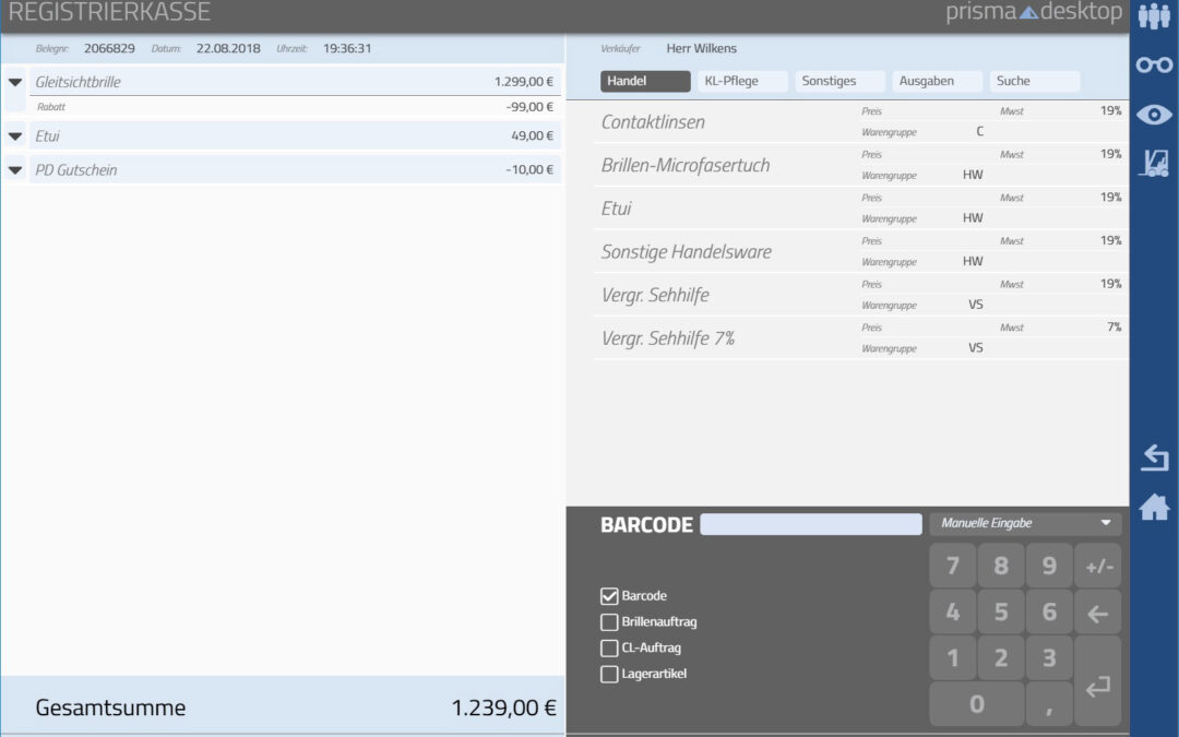 prisma.desktop-Registrierkasse